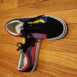 Vans OTW Old Skool "Rally" multi-color skater unisex men's 8/ women's 9.5
